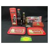 Coca Cola flashlights, playing cards, and more