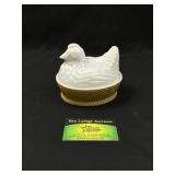 Avon Chicken Covered Candy Dish