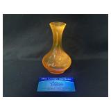 Cadmium Glass Vase