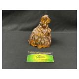 Amber Glass Carnival Glaze Southern Belle Statue