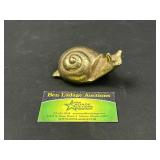 Brass Snail Statue
