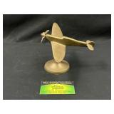Brass Airplane Statue