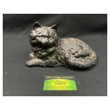 Large Cast Iron Cat Door Stop