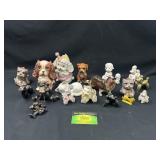 Various Dog and Cat Figurines