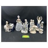 Victorian Style Porcelain Figurines
