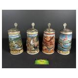 4 Budweiser Steins From The ï¿½America The