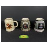 3 Budweiser Steins