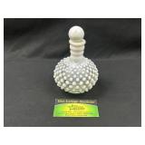 Opalescent Hobnail Perfume Bottle With Stopper