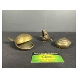 Brass whale Ash Tray and more