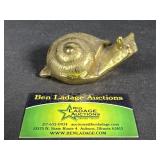 Brass Snail paperweight