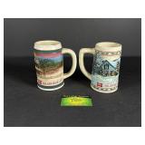2 Miller High Life Holiday Steins