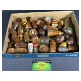 Wood Salt and pepper shakers
