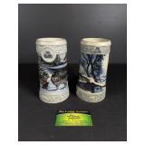 Miller 1999 & 2000 Holiday Steins