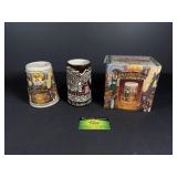 3 Steins-2 Budweiser,1 Kammï¿½s-Oktoberfest Steins