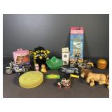 Tiger Furbee, ninja turtle bowl and more toys