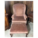Pembrook Chair Wingback Chair & Ottoman