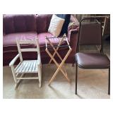 Kids rocking chair, server table and chair