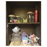 3 cabinets contents