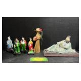 Asian inspired figurines