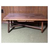 Wooden coffee table
