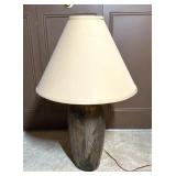 Nice Table Lamp with Textured Ceramic Base