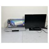 Emerson 19" TV and Toshiba DVD/VHS Player and