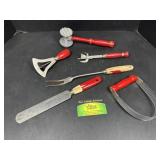 Red Handle Kitchen Tools