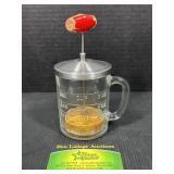 Hazel Atlas Glass Mixing Cup