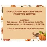 Items Offered from Two Estates