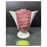 Hull Pink & White vase