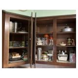 Contents of three cabinets