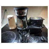 Coffee maker, Toaster, mixer and more