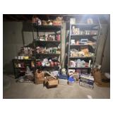 Contents of shelves