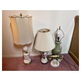 3 lamps and rotary phone