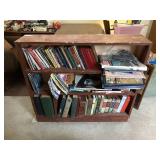 Wooden Bookshelf (Contents Included)