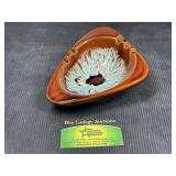 USA marked Brown and blue ashtray