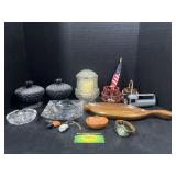 Glass ashtrays and more