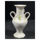 Lefton China Hand-Painted Floral Vase