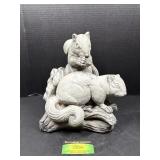 Concrete Squirrel Statue