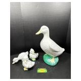 Duck & Duckling Concrete Statues