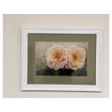 Framed Blush Pink Rose Photo