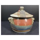 Handcrafted Ceramic Lidded Bowl