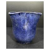 Blue Ceramic Handcrafted Vase