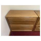 2 Drawer Wooden Storage Cabinet