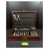 King Edward Silverplate Silverware & Chest