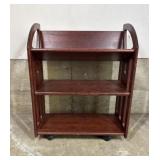 Three Tiered Wooden Bookcase