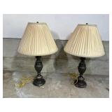 Stiffer Brass Table Lamps