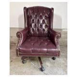 Leather Swivel Office Chair