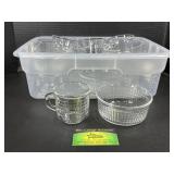 Mexico Glass bowls and cups