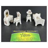 Ceramic Porcelain Doll house furniture